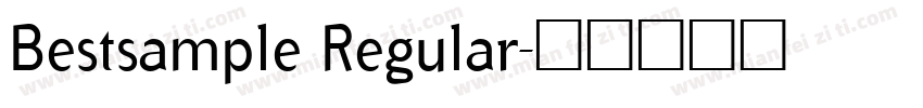 Bestsample Regular字体转换